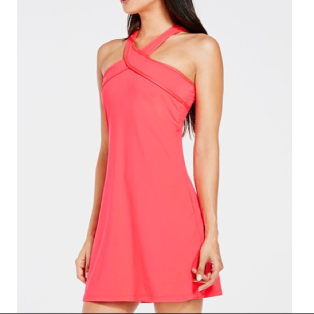 Fabletics Chicago dress hot pink large